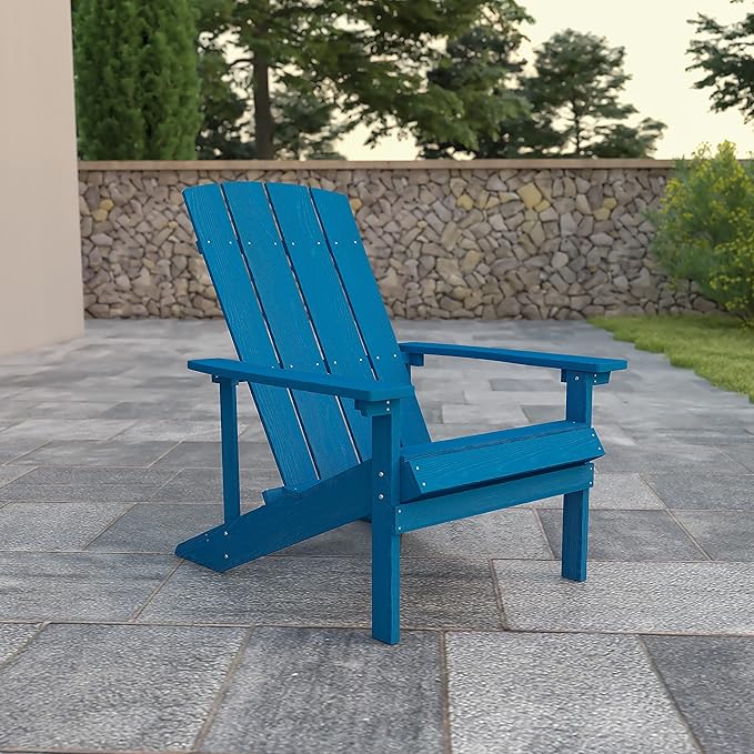 Flash Furniture Charlestown Commercial Grade Indoor/Outdoor Adirondack Chair - Photo 4