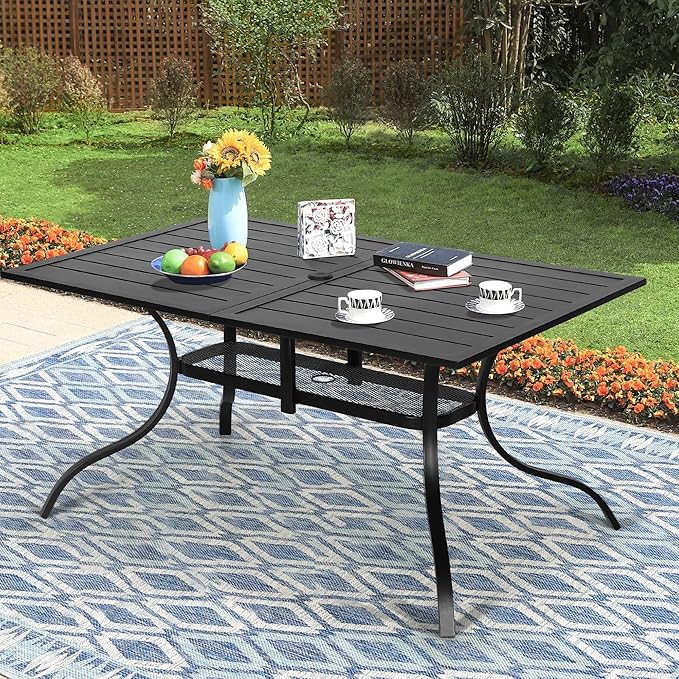 Oakcloud 60"x37" Patio Dining Table - Photo 7