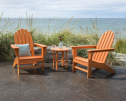 Polywood Vineyard 3-Piece Adirondack Set (Lime)