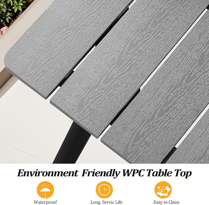 70" Patio Outdoor Dining Table for 6 - Photo 3