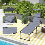 3-in-1 Oversized Sun Tanning Chair with Mat & Face Hole - Photo 4