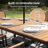 Crestlive Products 95" Outdoor Dining Table for 10 - Photo 7