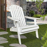 PayLessHere Adirondack Chairs, Weather Resistant Patio Chairs with Pinewood Wooden Textured for Patio Lawn Garden - Photo 2