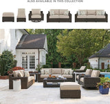 Signature Design by Ashley Coastline Bay Casual Weather Resistant Outdoor Loveseat with Cushion and 2 Throw Pillows - Photo 6