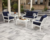 POLYWOOD® Vineyard Deep Seating Set, Sand/Antler Charcoal - Photo 2