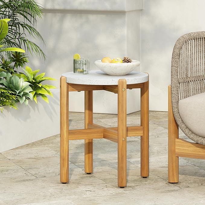 Christopher Knight Home Seeley Patio Acacia Wood Coffee Table - Photo 1