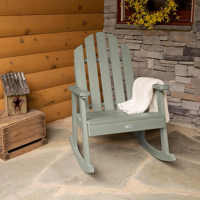Highwood Classic Westport Garden Rocking Chair, Eucalyptus