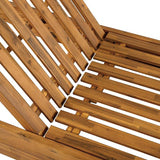 Christopher Knight Home Maril Acacia Wood Chaise Lounge Chair Outdoor, Adjustable Backrest Sun Lounger Recliner - Photo 10