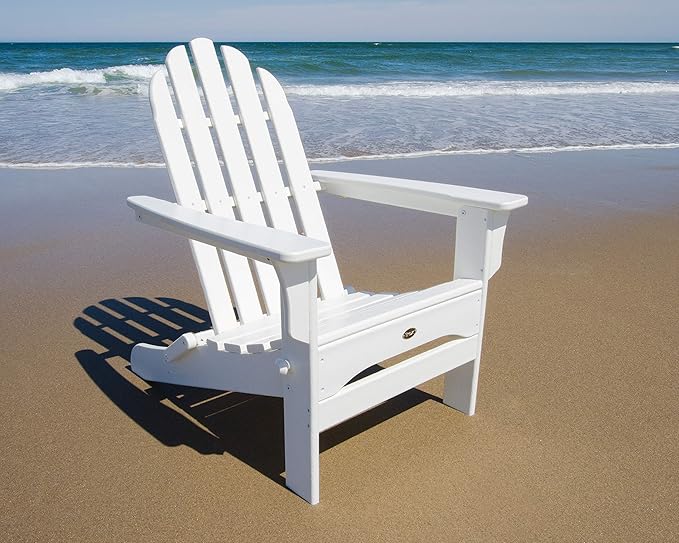 Trex Outdoor Furniture TXA53AR Cape Cod Folding Adirondack Chair, Aruba
