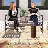 Outsunny Outdoor Glider Bench with Center Table - Photo 6