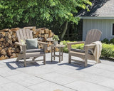 POLYWOOD Nautical 3-Piece Adirondack Chair Set - Photo 2