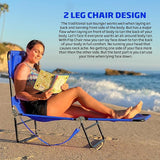 Face Down Tanning Chaise Lounge Chair - Face & Arm Holes - 2 Legs Support - Polyester Material – Backrest Positions - Photo 3