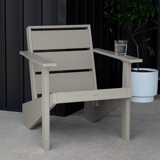 Haven Modern Adirondack Chair, Cove Gray