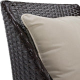 Serta Laguna Brown Resin Wicker Outdoor Patio Furniture Collection, Easy Assembly, Porch or Pool - Photo 4