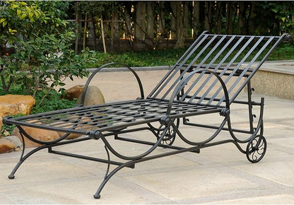 International Caravan Mandalay Single Multi-Position Chaise Lounge