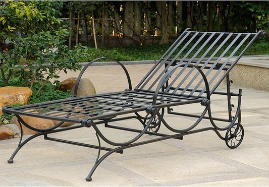 International Caravan Mandalay Single Multi-Position Chaise Lounge