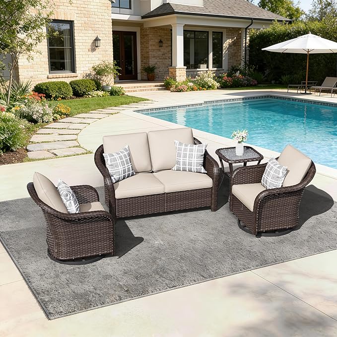 4 PCS Outdoor Conversation Set - Photo 8