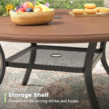 Outdoor Patio Round Dining Table for 4 - Photo 7