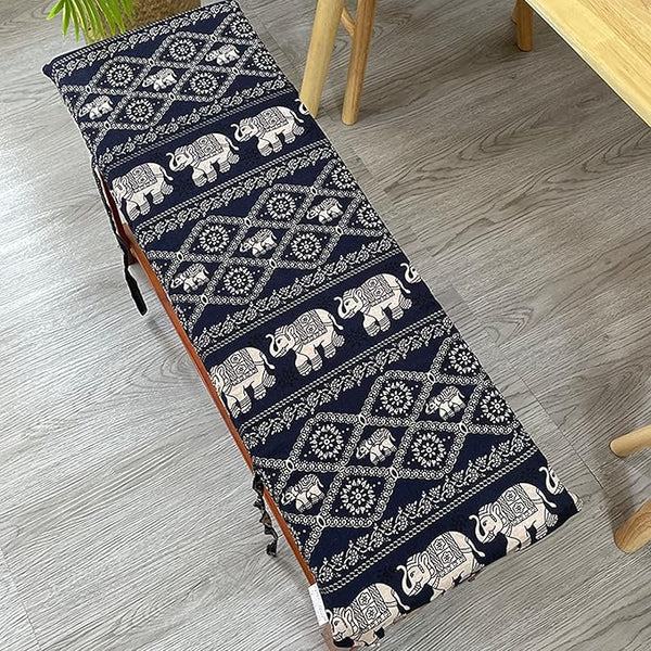 Outdoor Garden Metal or Wooden Bench Cushion, Washable Sofa Cushion, Furniture Kitchen or Dining Bench Seat Mat - Photo 1