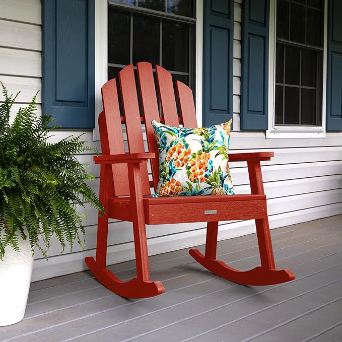 Highwood Classic Westport Garden Rocking Chair, Rustic Red