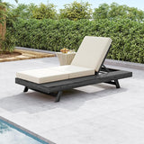 Christopher Knight Home Dami Patio Chaise Lounge Chair Outdoor with Foldable Cushion - Photo 1
