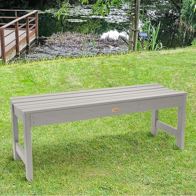 Highwood Lehigh Picnic Bench, 4ft, Harbor Gray