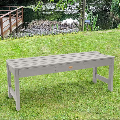 Highwood Lehigh Picnic Bench, 4ft, Harbor Gray