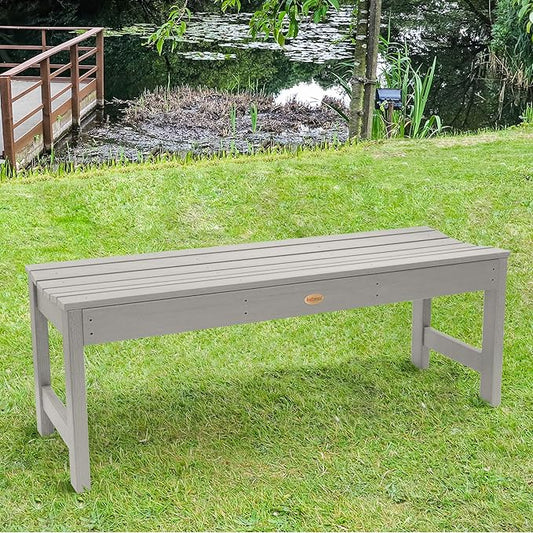 Highwood Lehigh Picnic Bench, 4ft, Harbor Gray