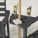 Tall Adirondack Chair, All Weather Resistant Adirondack Bar Stools for Patio, Lawn, Garden, Swimming Pool - Photo 8