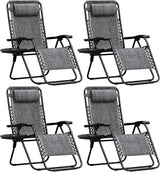 Homall Zero Gravity Chair Patio Folding Lawn Outdoor Lounge Reclining Chair with Cup Holder Pillows for Poolside - Photo 1