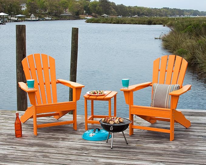 POLYWOOD® Shore Line Adirondack Chair, Lime