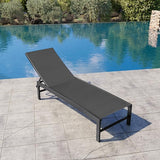 Crestlive Products Chaise Lounge Chair Outdoor, Adjustable 5 Positions Pool Tanning Recliner - Photo 2