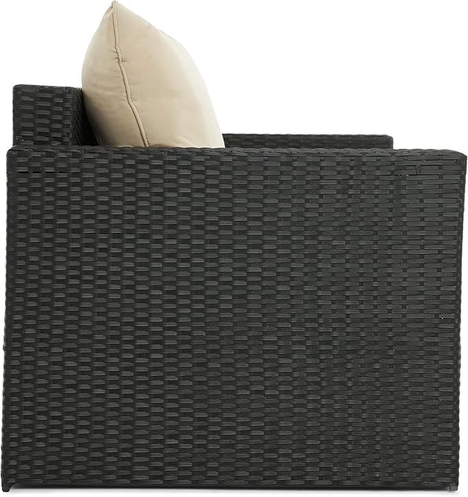 Serta Laguna Brown Resin Wicker Outdoor Patio Furniture Collection, Easy Assembly, Porch or Pool - Photo 9