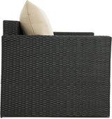 Serta Laguna Brown Resin Wicker Outdoor Patio Furniture Collection, Easy Assembly, Porch or Pool - Photo 9