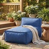 Christopher Knight Home Natty Bean Bag Chair, Fabric Bean Bag Chairs for Adults and Kids, Comfy Reading Chair - Photo 4