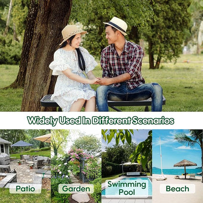 6 Feet Outdoor Benches, Black Heavy Duty Metal Park Bench for Outside, Weatherproof Dock Bench, 72" L Commercial Benches Backless Bench for Shopping Mall, Store, Lawn, Park, Patio, Deck, Garden