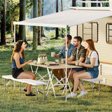 6FT Folding Bench – Plastic Portable Indoor Outdoor Bench Garden Bench with Carrying Handle and Lock – Perfect for - Photo 7