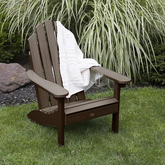 Highwood AD-CLAS1-ACE Classic Westport Adirondack Chair, Weathered Acorn