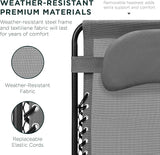 Best Choice Products Oversized Zero Gravity Chair, Folding Outdoor Patio Lounge Recliner w/Cup Holder Accessory Tray - Photo 5