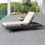 Christopher Knight Home Dami Patio Chaise Lounge Chair Outdoor with 4'' Foldable Cushion - Photo 4