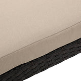 Christopher Knight Home Puerta Outdoor Wicker Chaise Lounges with Water Resistant Cushion, 2-Pcs Set, Dark Brown / Beige - Photo 7