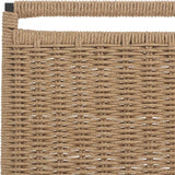 SAFAVIEH Outdoor Patio Furniture Collection - Arman Black Metal & Heather Tan Rope Chaise Lounge Chair - Photo 6