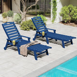 Domi Outdoor Chaise Lounge Chairs Set of 2 - Photo 1