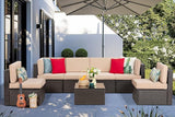 Vongrasig 7 Pieces Patio Furniture Sets - Photo 2