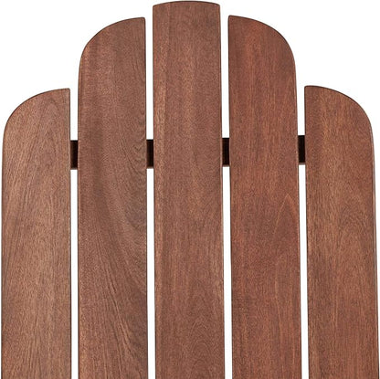 Teal Island Designs Chandler Dark Natural Adirondack Rocking Chair