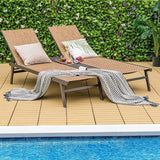Tangkula Double Patio Chaise Lounge - Photo 1