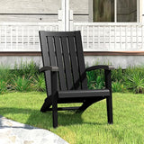 NUNU LAB Outdoor Adirondack Chairs, Plastic Adirondack Chair with Cup Holder, Weather Resistant Patio Chairs - Photo 1