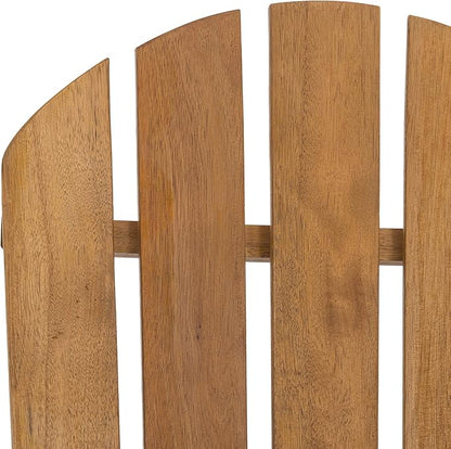 Safavieh PAT7042A Outdoor Collection Brizio Teak Rocking Adirondack Chair