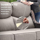 Swivel Patio Chairs sofa Set of 5 with 6" Thick Cushion - Wicker Outdoor Swivel Rocker Patio Chair - Photo 6