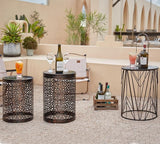 Y&M Set of 3 Stacking Coffee Table Side Table, for Living Room, Indoor End Tables for Bedroom - Photo 7